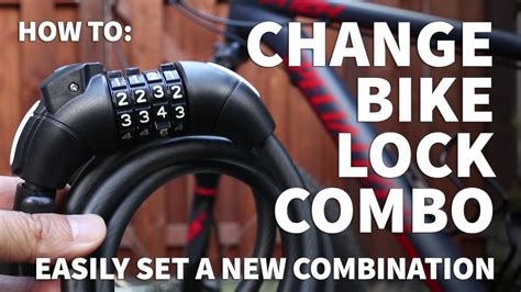 Reset Bike Combination Lock